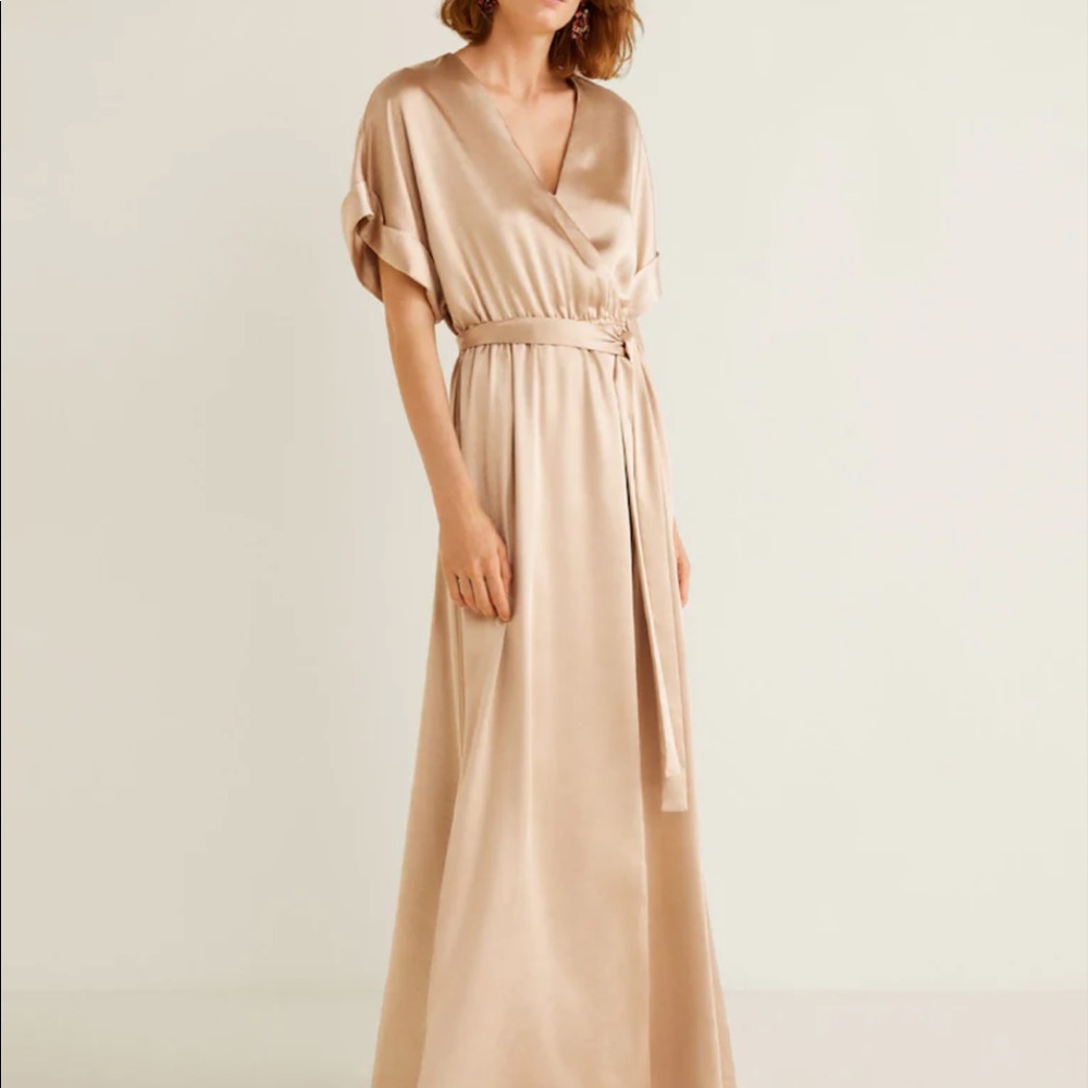 Mango slit maxi dress / gown